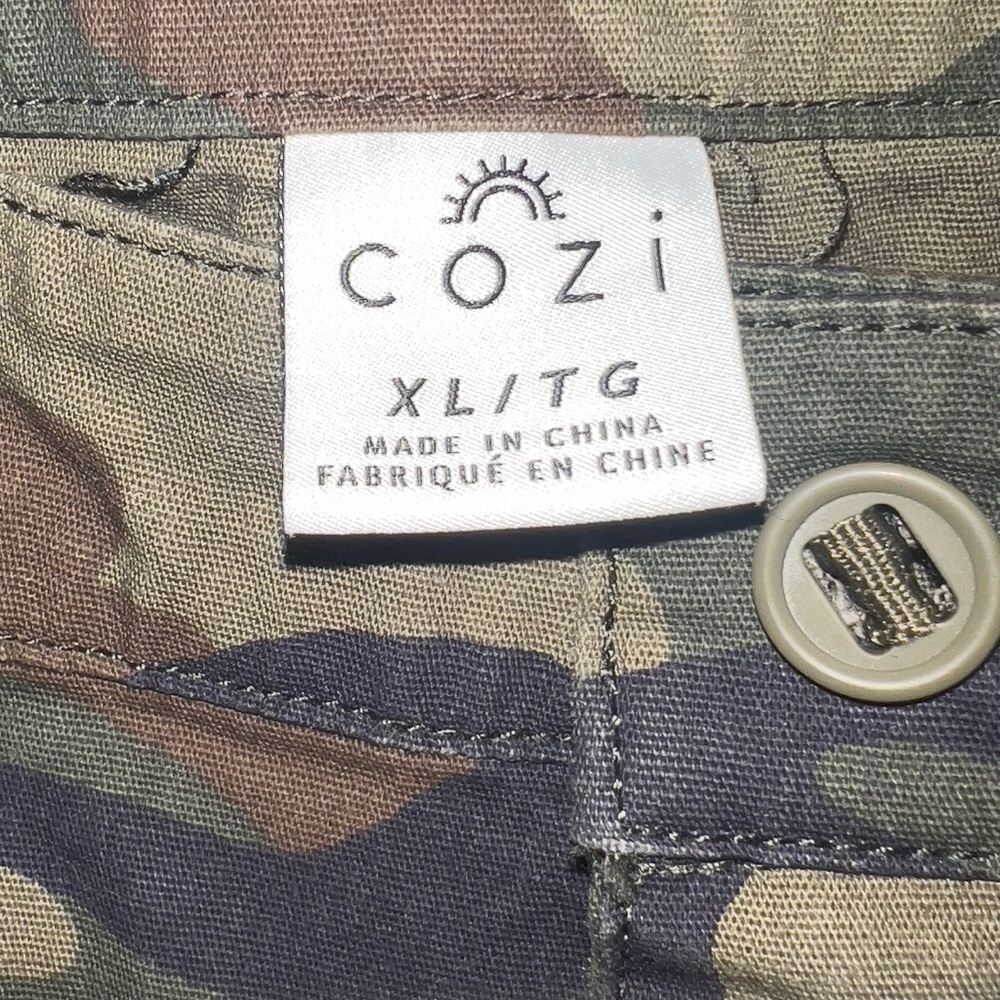 New camo cargo pants size XL adj waist measurements last pictures. $12.00 - Picture 4 of 7